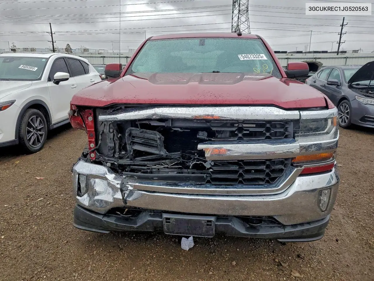 3GCUKREC1JG520563 2018 Chevrolet Silverado K1500 Lt
