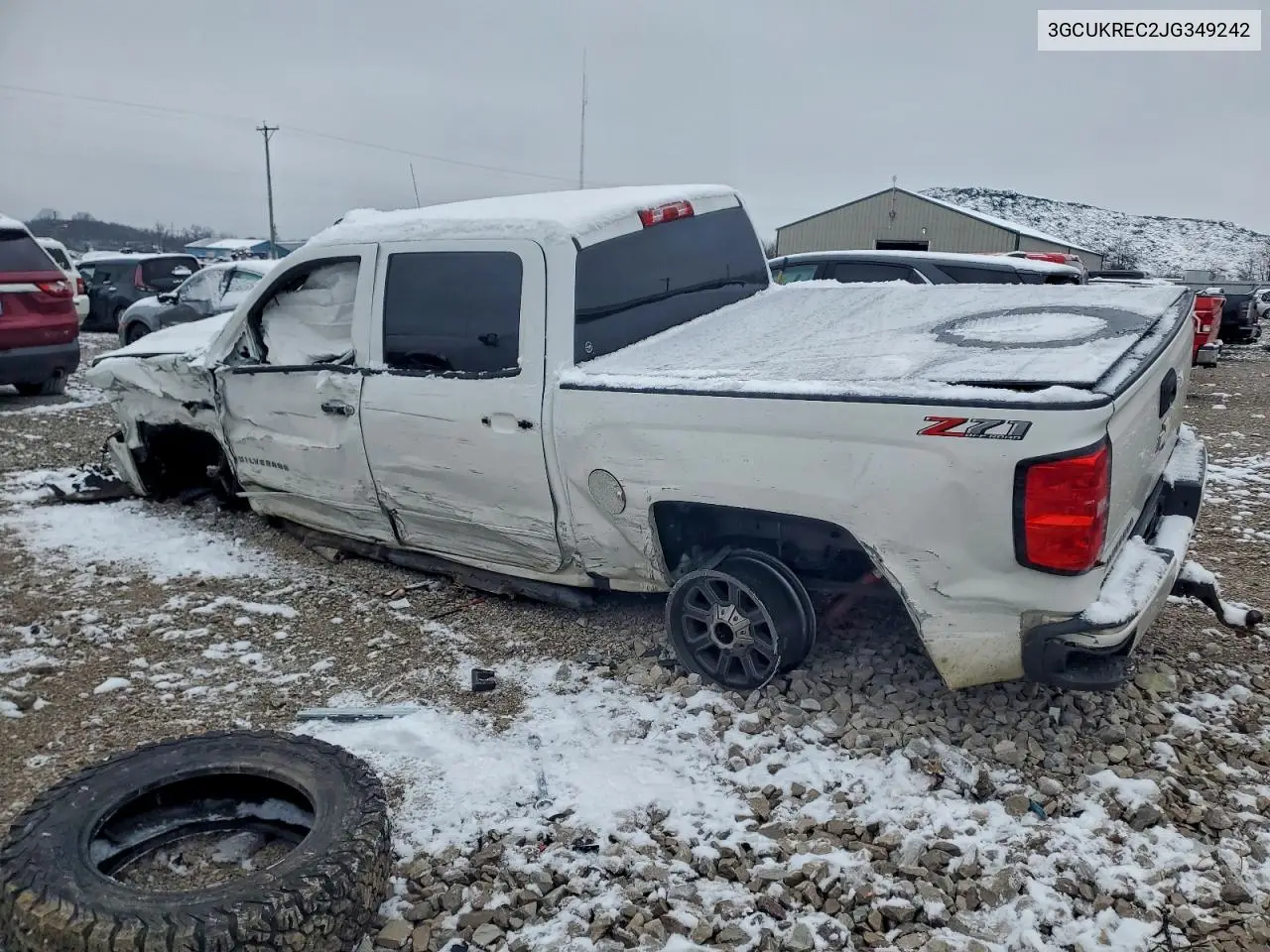 3GCUKREC2JG349242 2018 Chevrolet Silverado K1500 Lt
