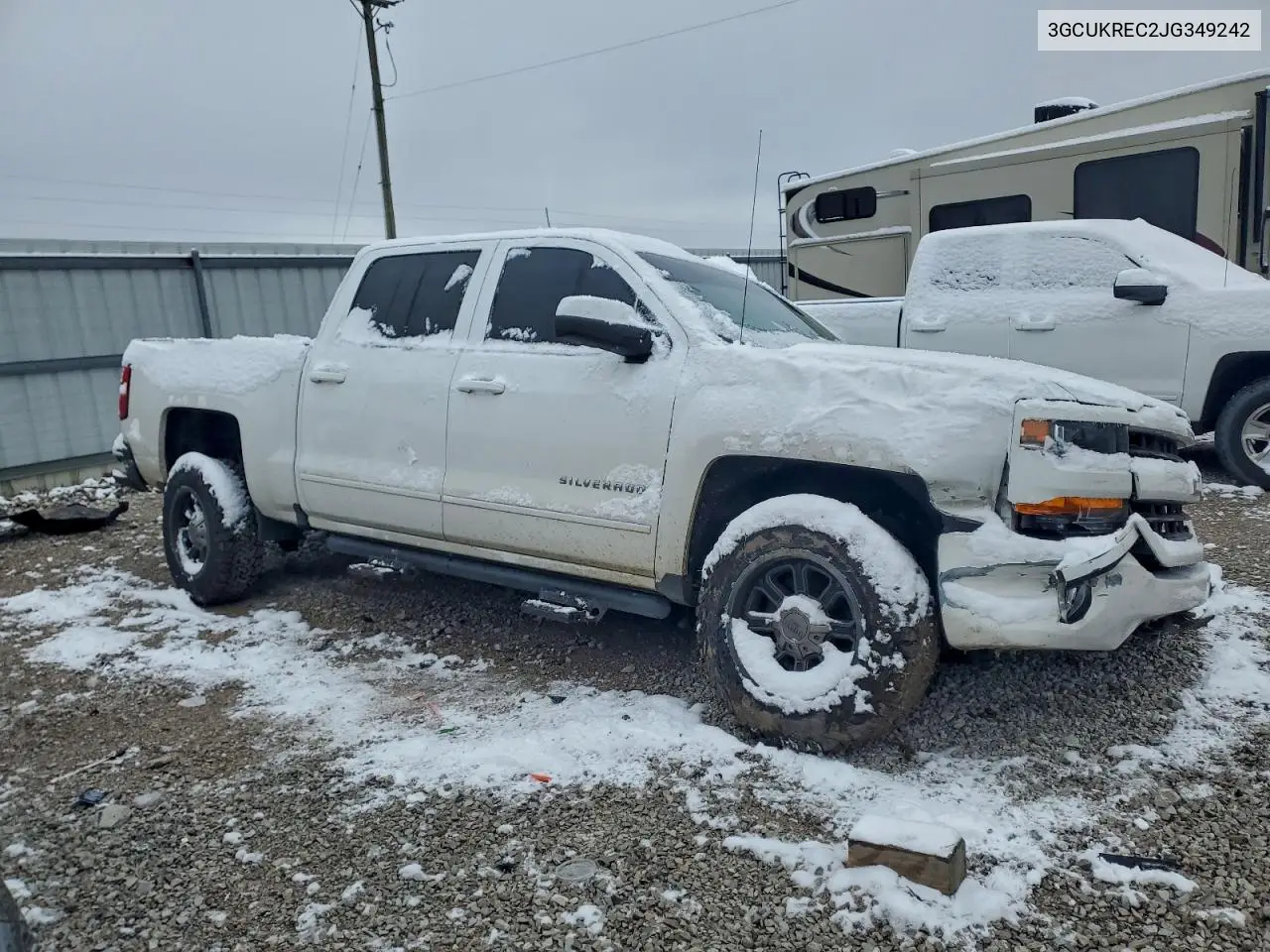 3GCUKREC2JG349242 2018 Chevrolet Silverado K1500 Lt