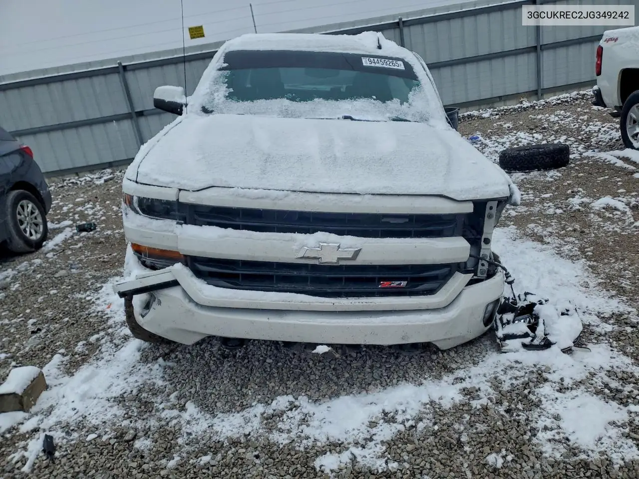 3GCUKREC2JG349242 2018 Chevrolet Silverado K1500 Lt