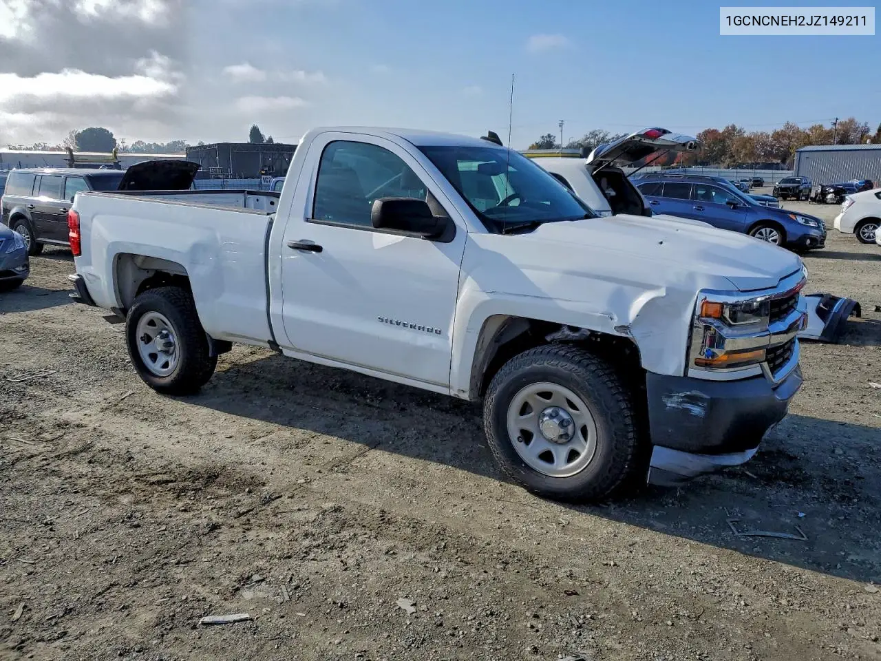 1GCNCNEH2JZ149211 2018 Chevrolet Silverado C1500