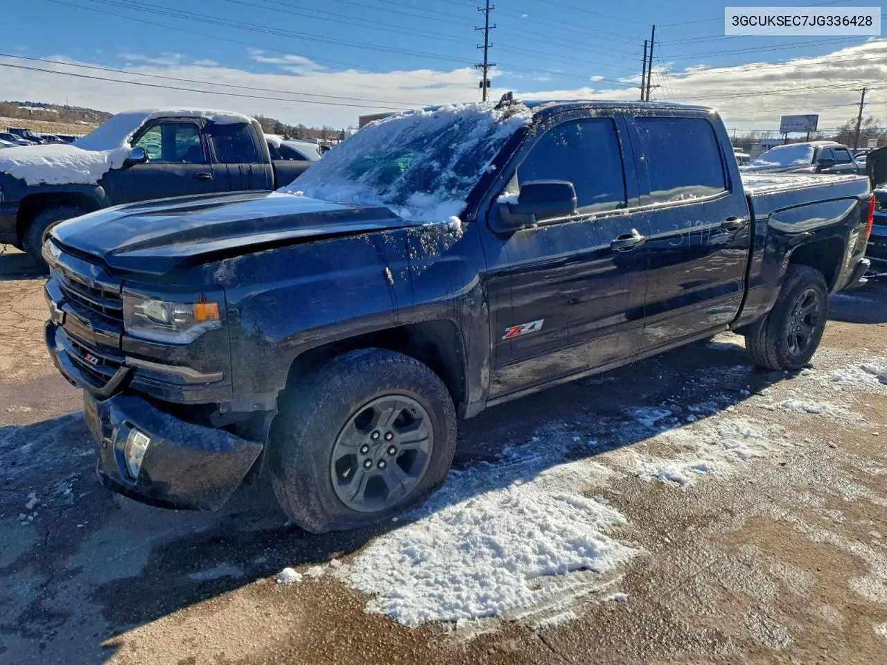 3GCUKSEC7JG336428 2018 Chevrolet Silverado K1500 Ltz