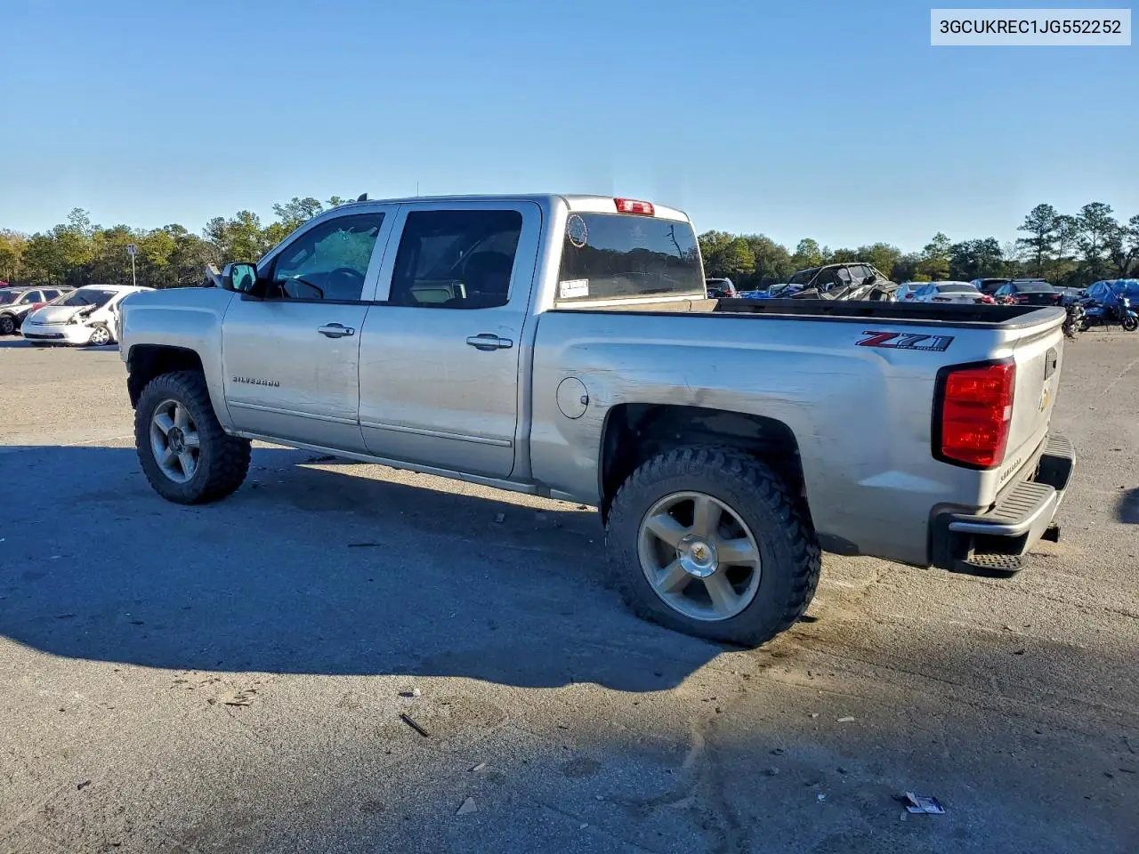 3GCUKREC1JG552252 2018 Chevrolet Silverado K1500 Lt