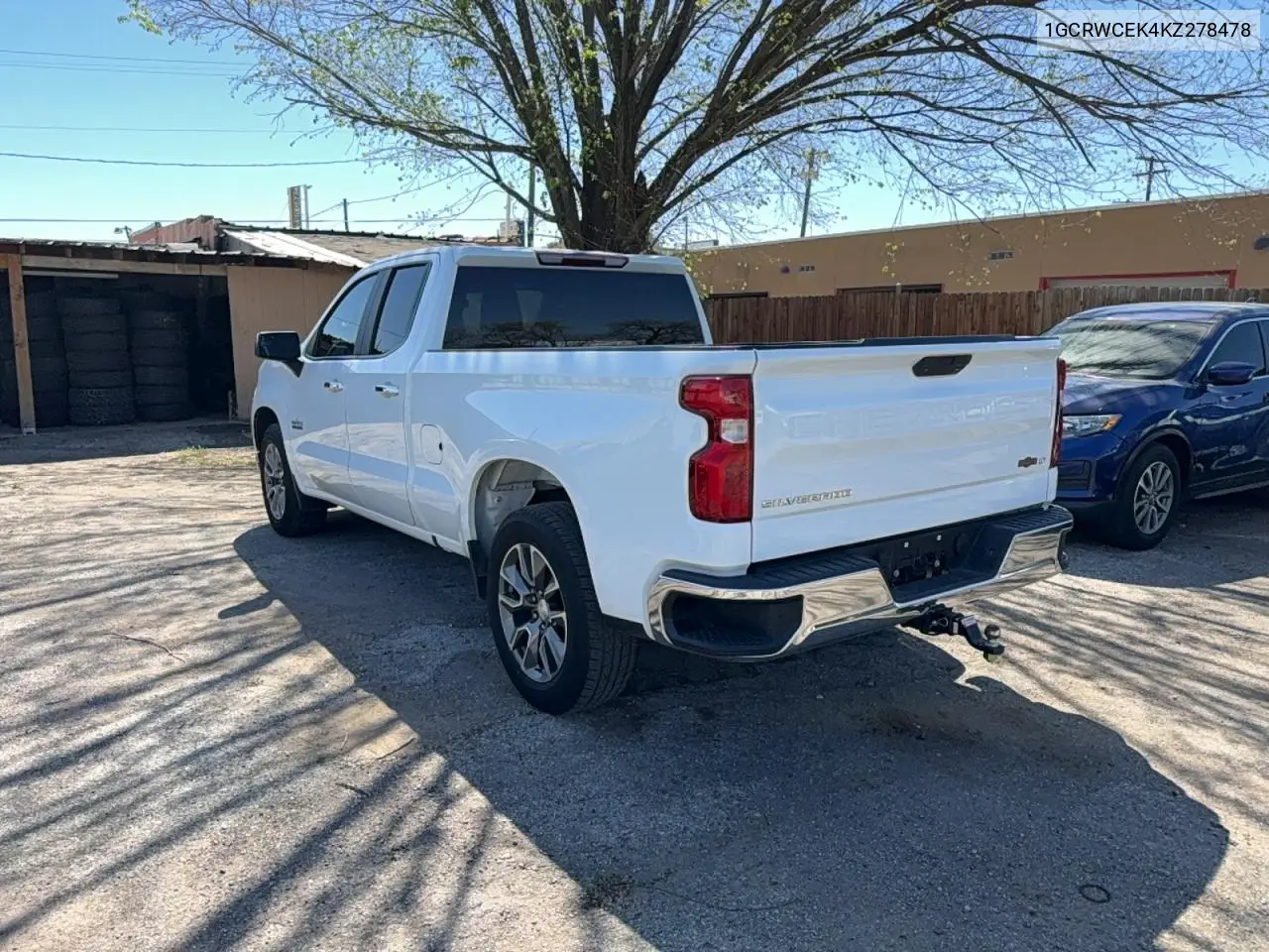 1GCRWCEK4KZ278478 2019 Chevrolet Silverado C1500 Lt