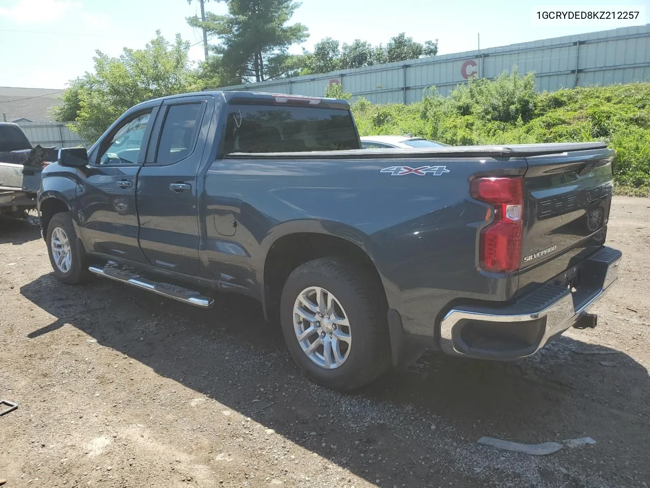 2019 Chevrolet Silverado K1500 Lt VIN: 1GCRYDED8KZ212257 Lot: 48300694