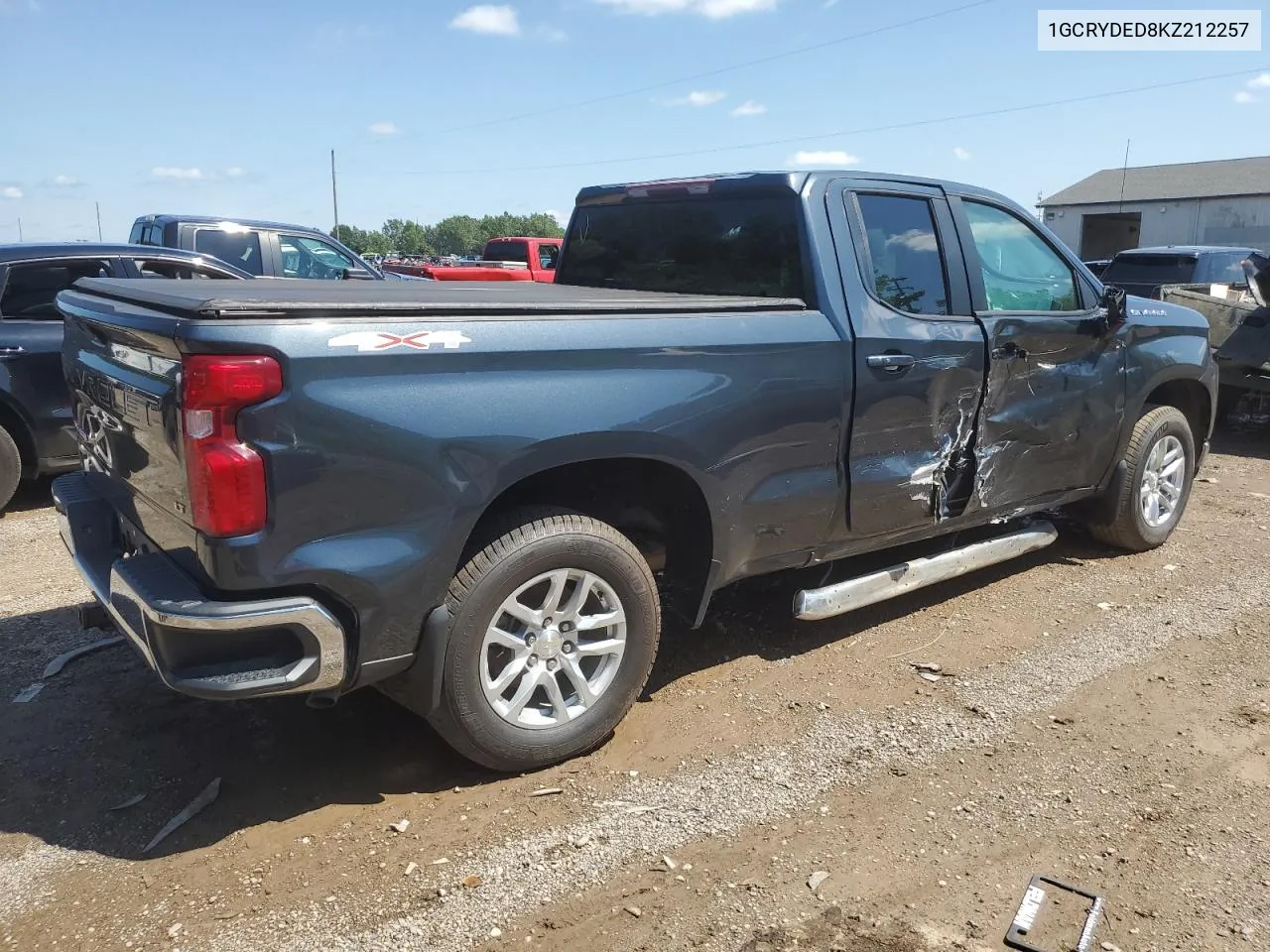 2019 Chevrolet Silverado K1500 Lt VIN: 1GCRYDED8KZ212257 Lot: 48300694