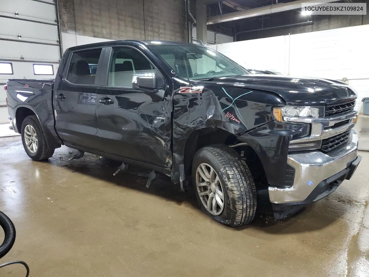 2019 Chevrolet Silverado K1500 Lt VIN: 1GCUYDED3KZ109824 Lot: 59519024