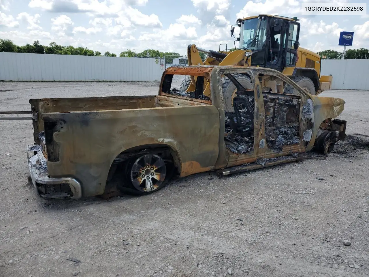 1GCRYDED2KZ232598 2019 Chevrolet Silverado K1500 Lt