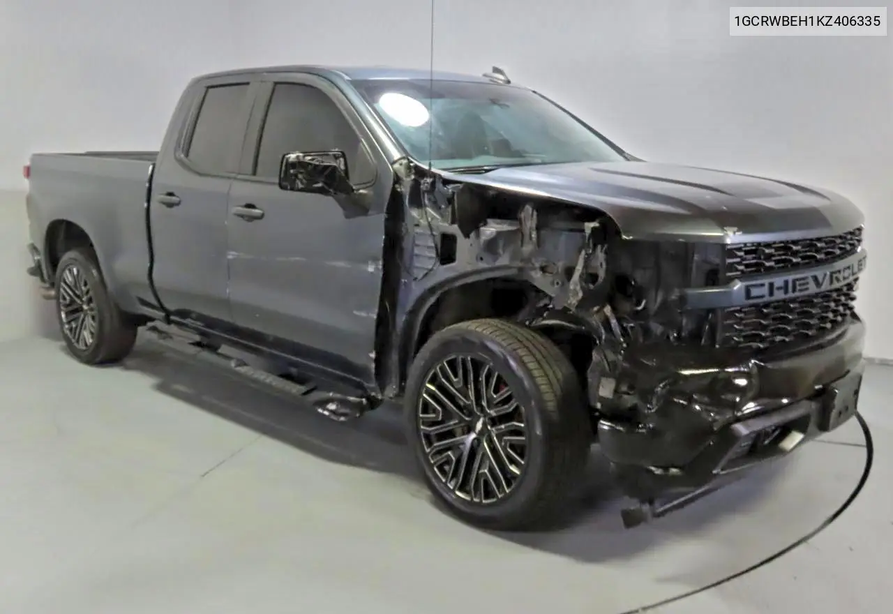 1GCRWBEH1KZ406335 2019 Chevrolet Silverado C1500 Custom