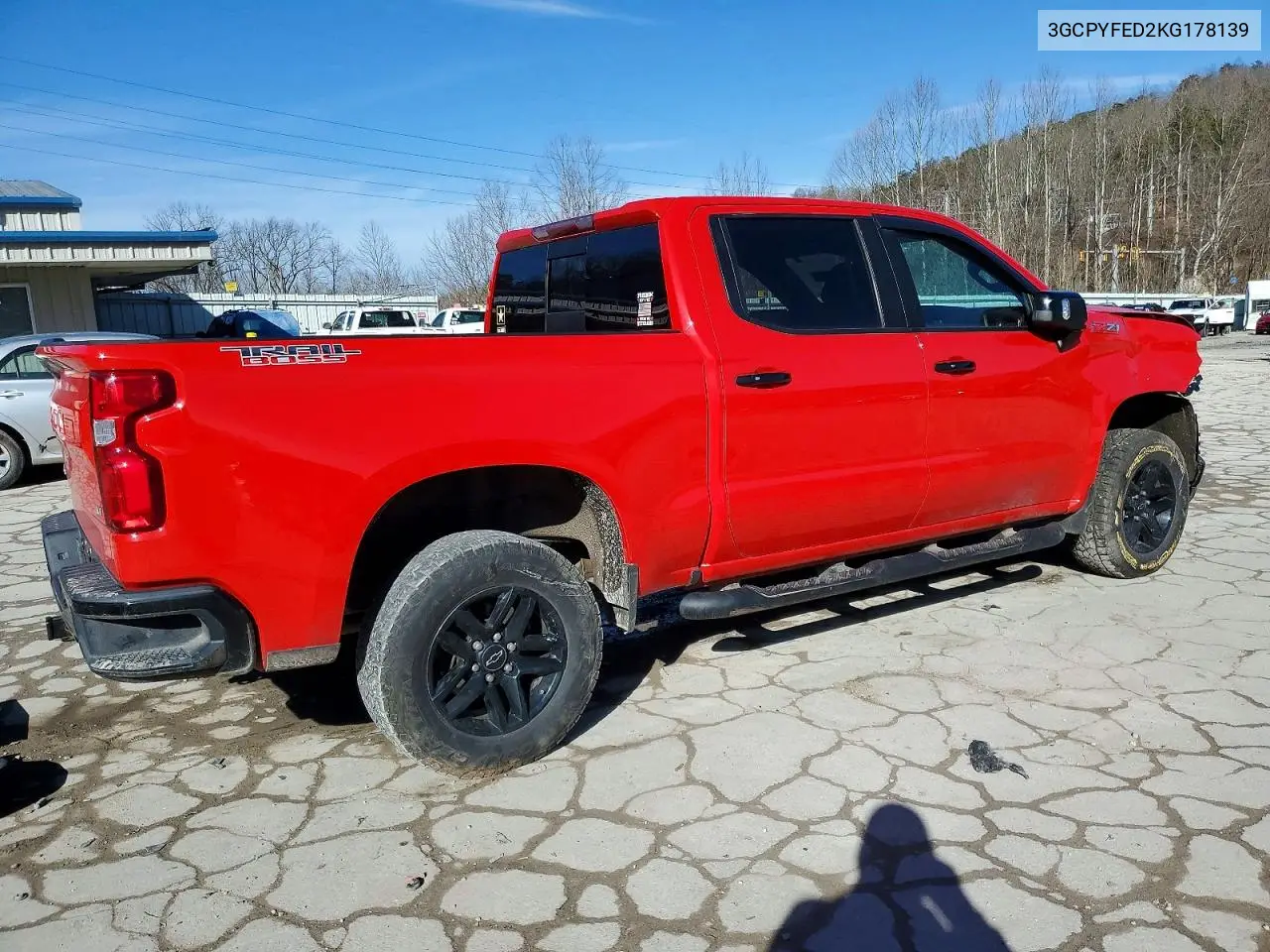 3GCPYFED2KG178139 2019 Chevrolet Silverado K1500 Lt Trail Boss
