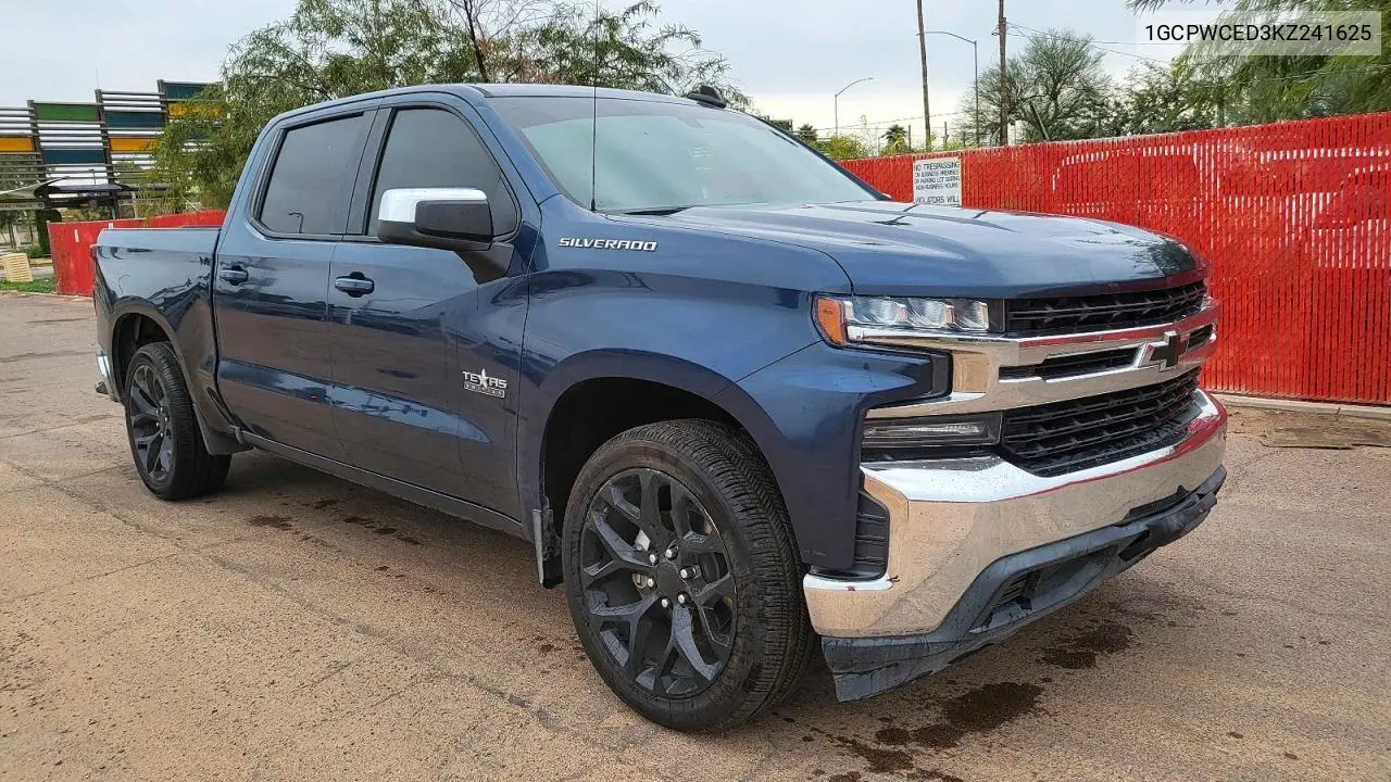 1GCPWCED3KZ241625 2019 Chevrolet Silverado C1500 Lt