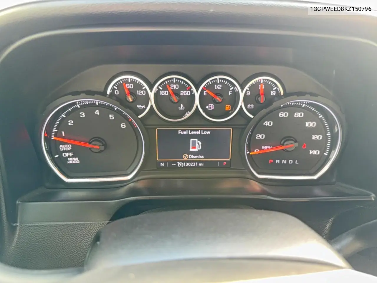1GCPWEED8KZ150796 2019 Chevrolet Silverado C1500 Ltz