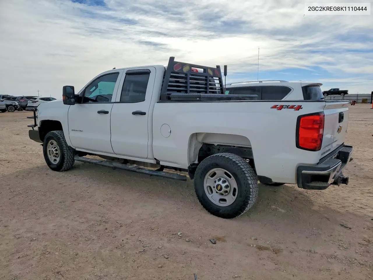 2GC2KREG8K1110444 2019 Chevrolet Silverado K2500 Heavy Duty