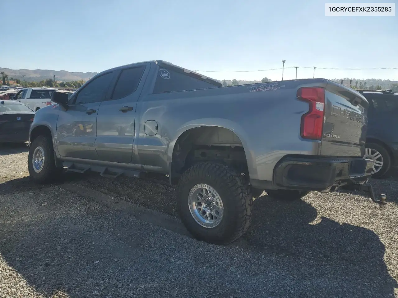 1GCRYCEFXKZ355285 2019 Chevrolet Silverado K1500 Trail Boss Custom