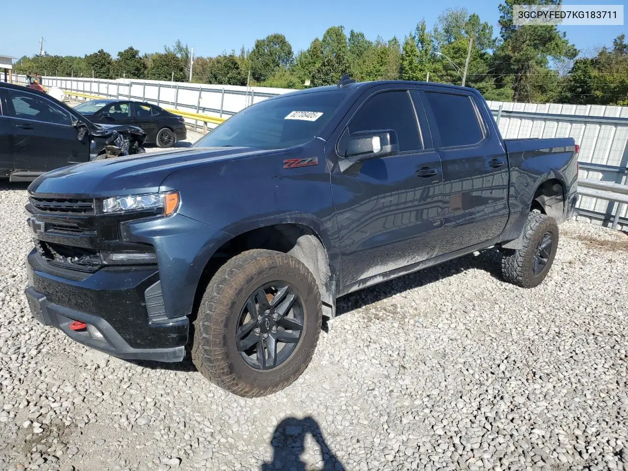 3GCPYFED7KG183711 2019 Chevrolet Silverado K1500 Lt Trail Boss