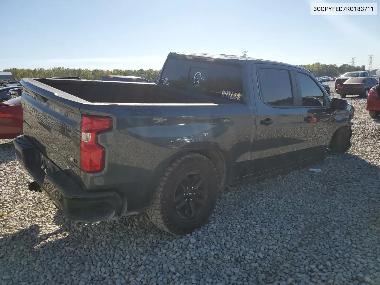 3GCPYFED7KG183711 2019 Chevrolet Silverado K1500 Lt Trail Boss