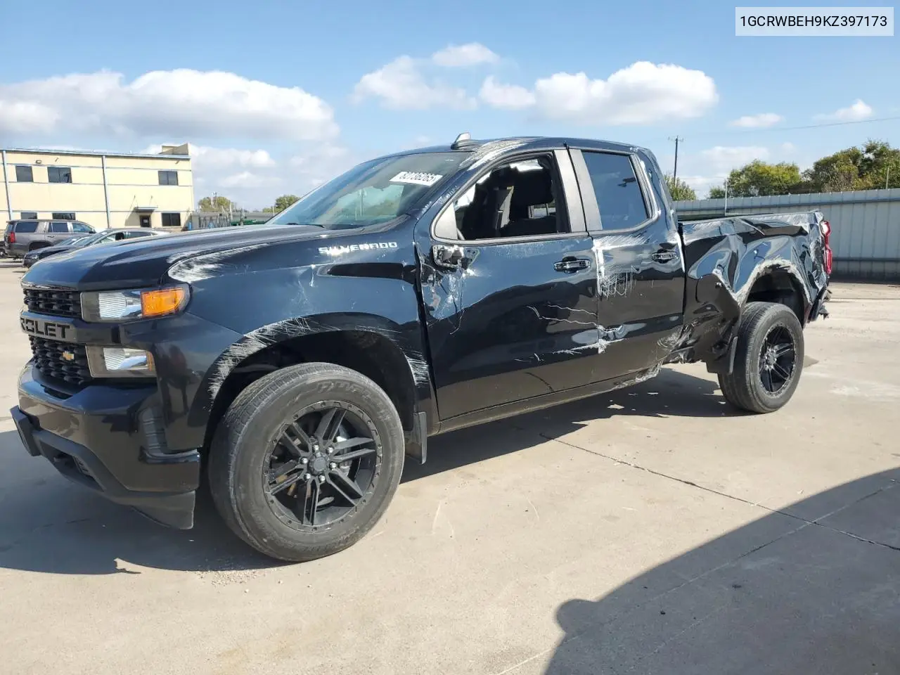 1GCRWBEH9KZ397173 2019 Chevrolet Silverado C1500 Custom