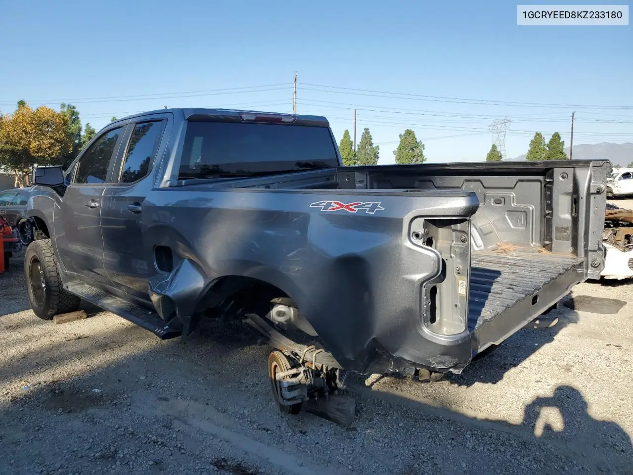 1GCRYEED8KZ233180 2019 Chevrolet Silverado K1500 Rst