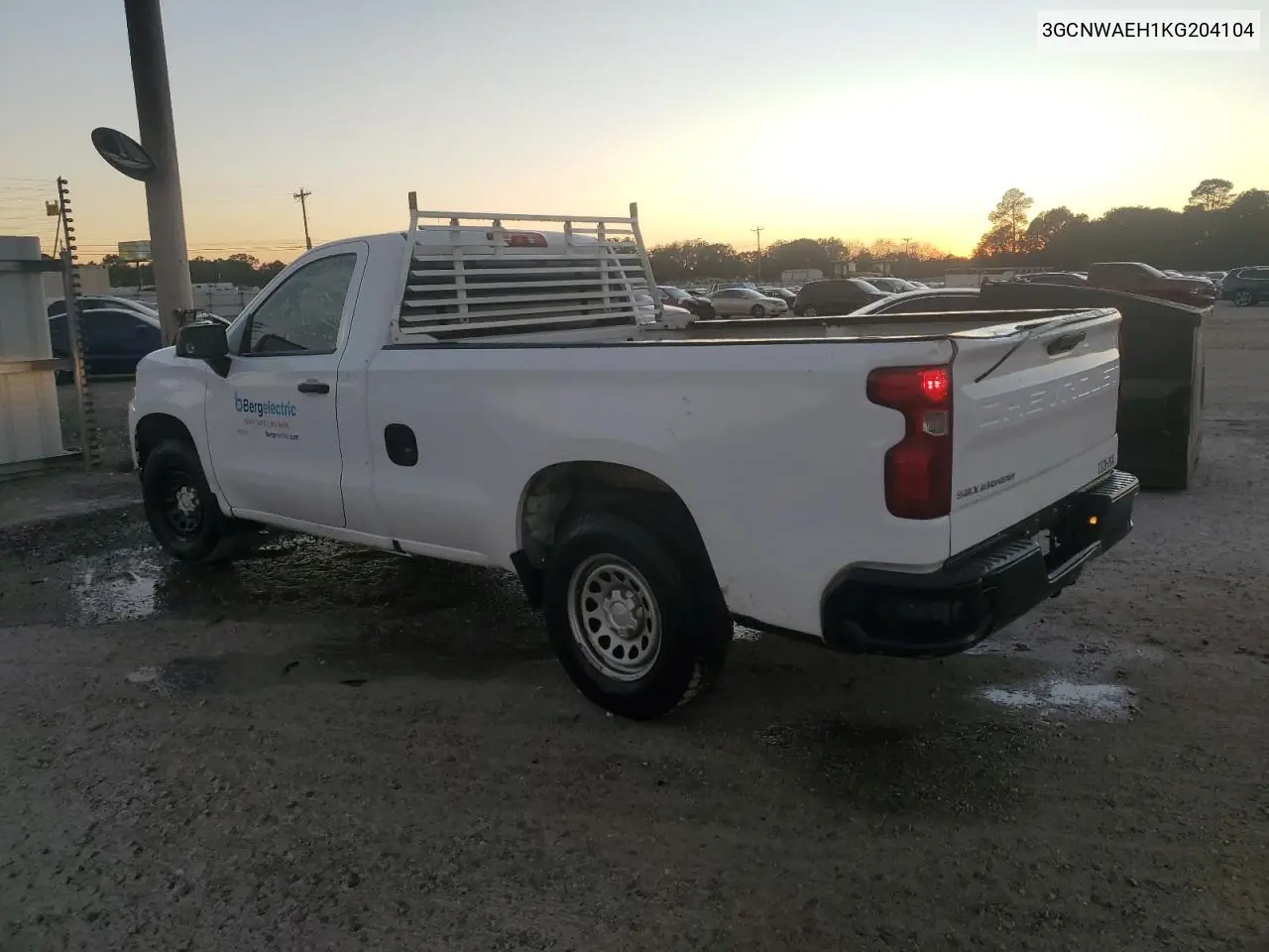 3GCNWAEH1KG204104 2019 Chevrolet Silverado C1500