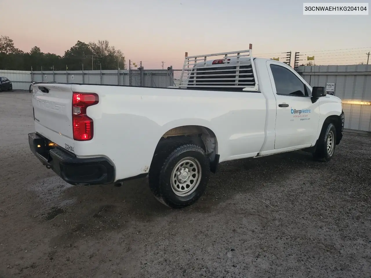 3GCNWAEH1KG204104 2019 Chevrolet Silverado C1500