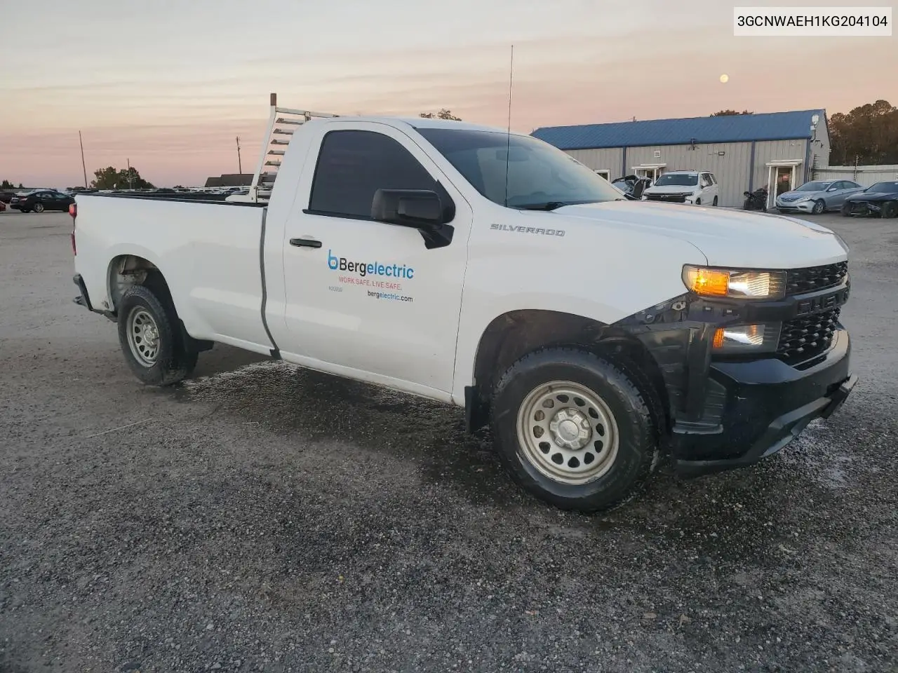 3GCNWAEH1KG204104 2019 Chevrolet Silverado C1500