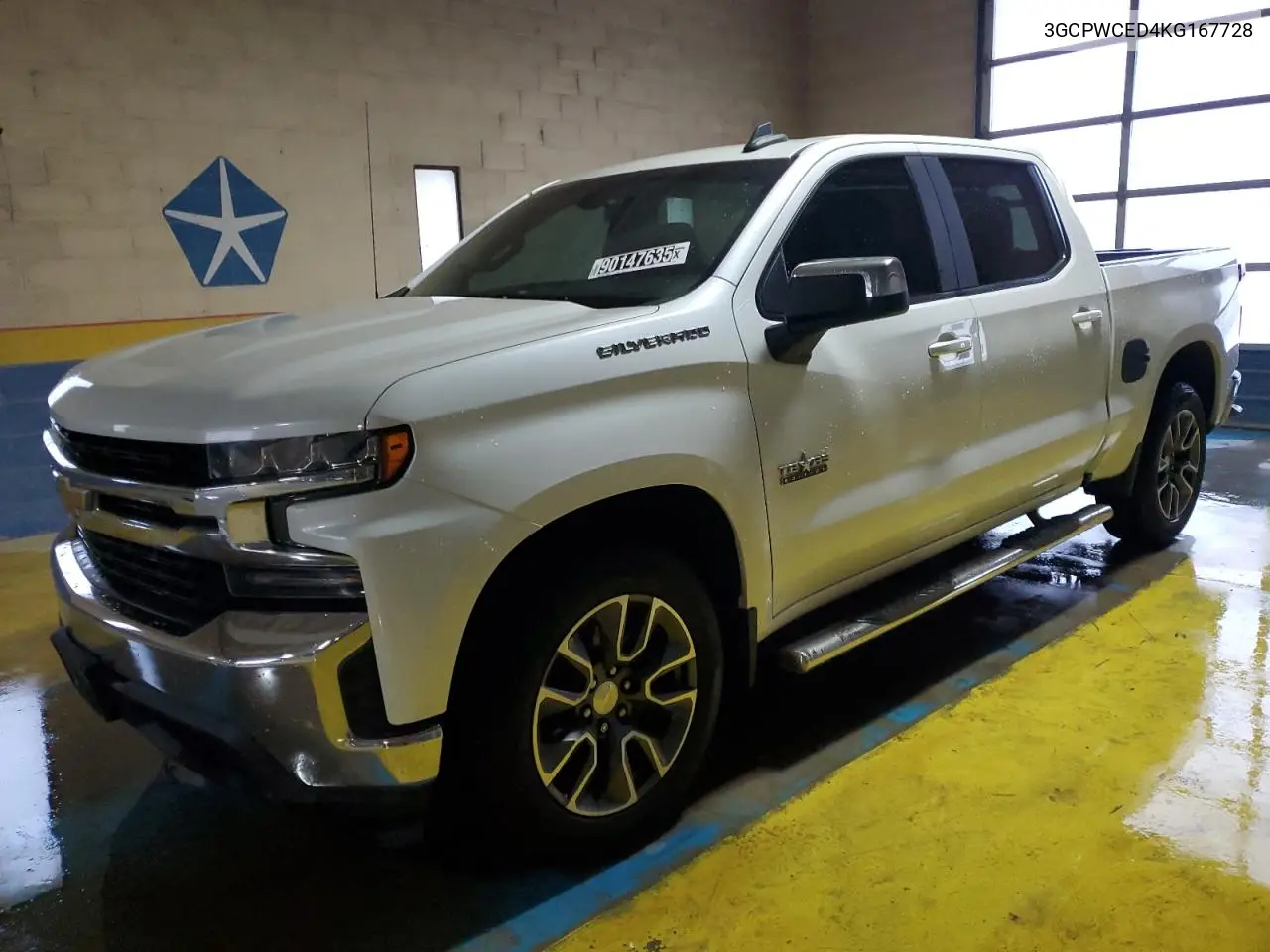 3GCPWCED4KG167728 2019 Chevrolet Silverado C1500 Lt