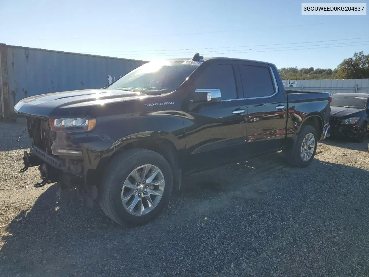 3GCUWEED0KG204837 2019 Chevrolet Silverado C1500 Ltz