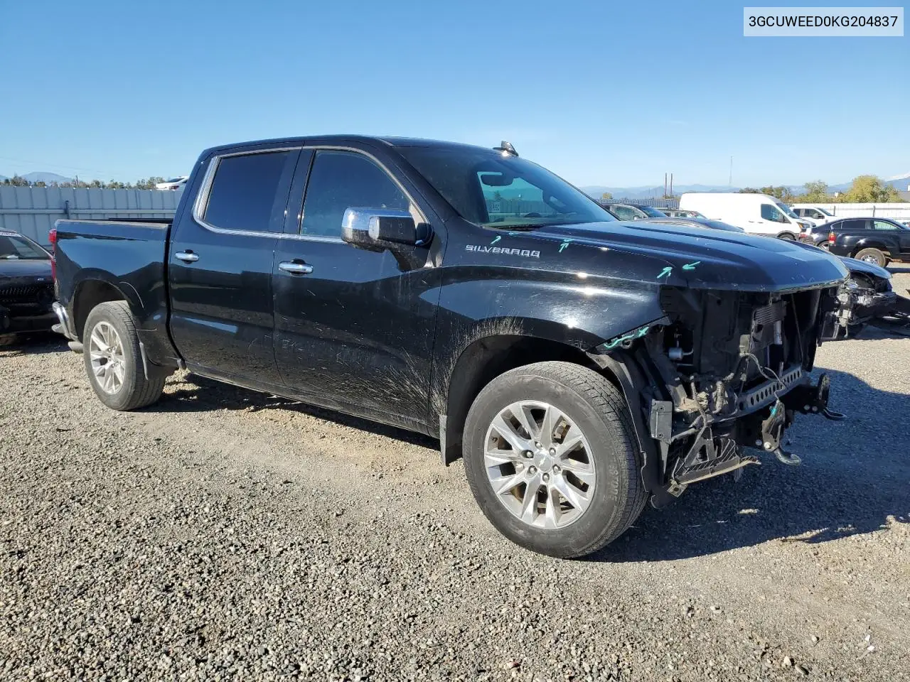 3GCUWEED0KG204837 2019 Chevrolet Silverado C1500 Ltz