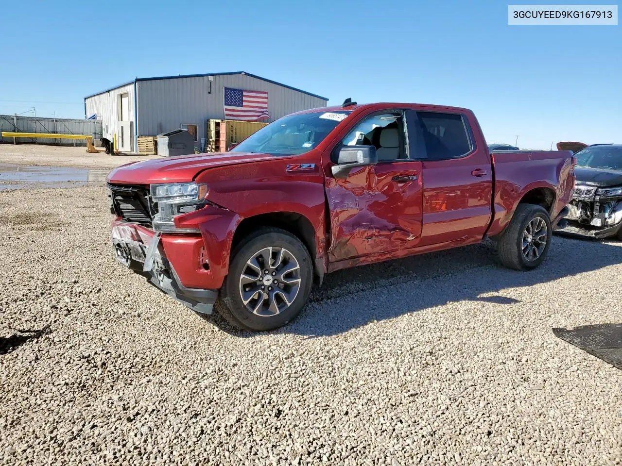 3GCUYEED9KG167913 2019 Chevrolet Silverado K1500 Rst
