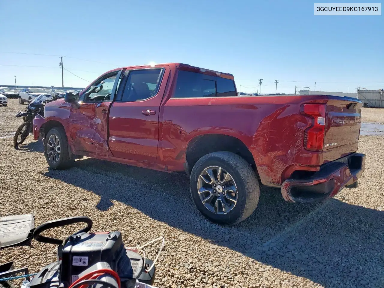 3GCUYEED9KG167913 2019 Chevrolet Silverado K1500 Rst