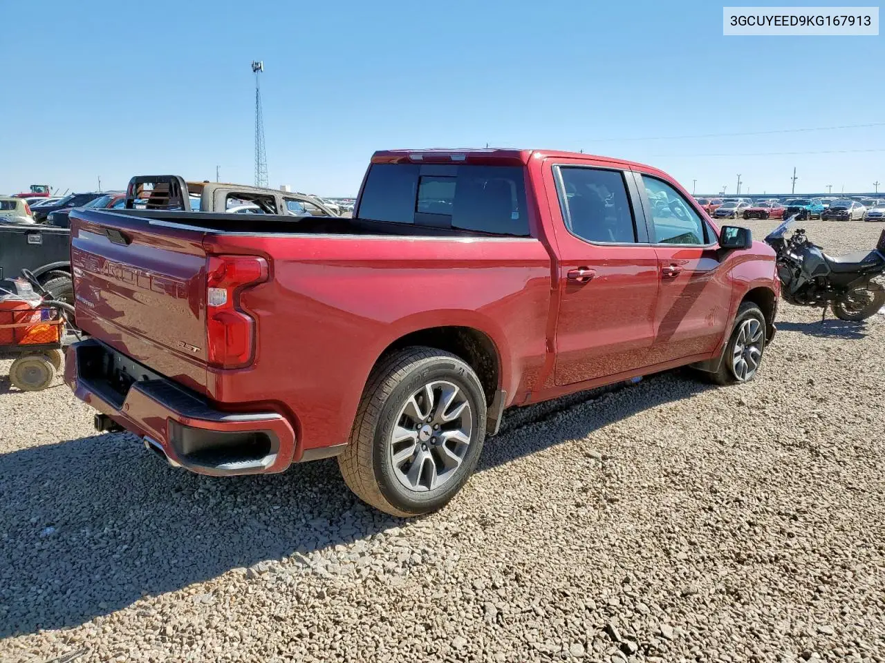 3GCUYEED9KG167913 2019 Chevrolet Silverado K1500 Rst