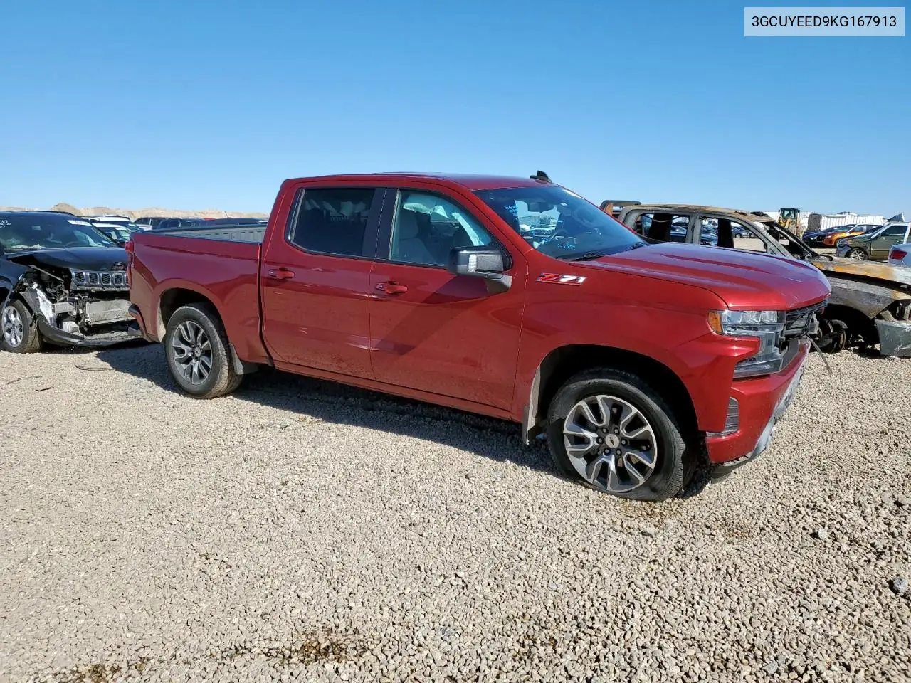 3GCUYEED9KG167913 2019 Chevrolet Silverado K1500 Rst