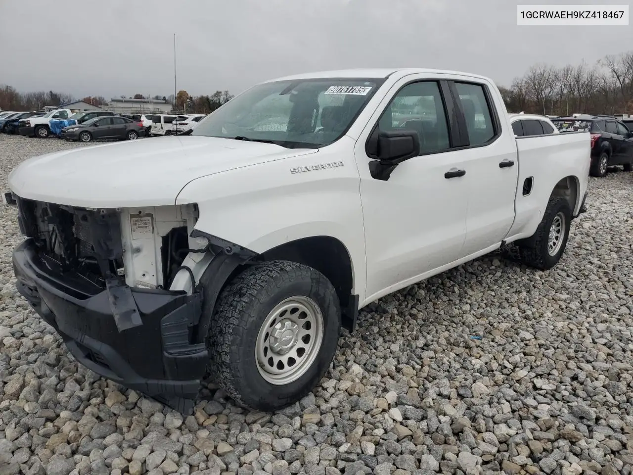 1GCRWAEH9KZ418467 2019 Chevrolet Silverado C1500