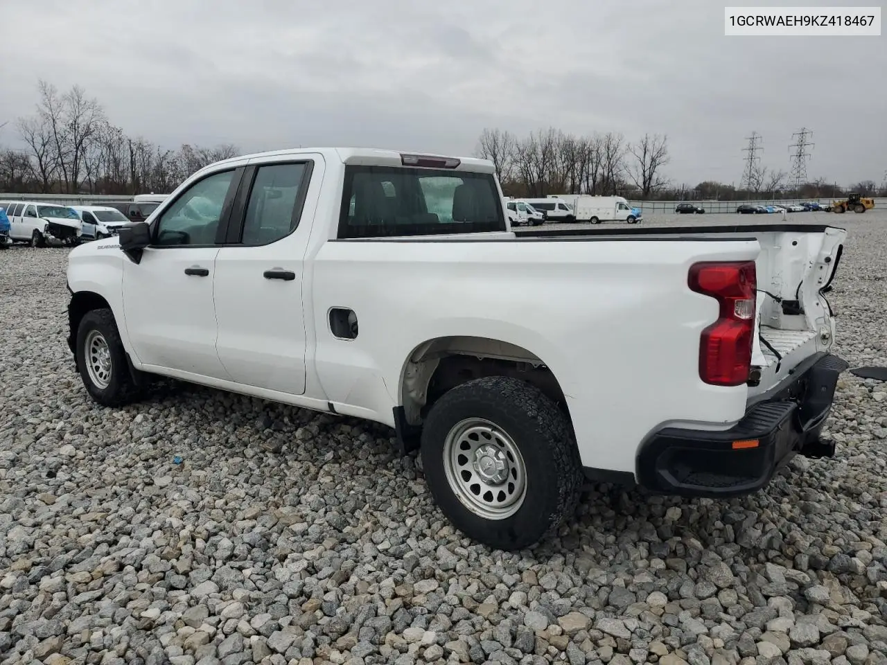 1GCRWAEH9KZ418467 2019 Chevrolet Silverado C1500