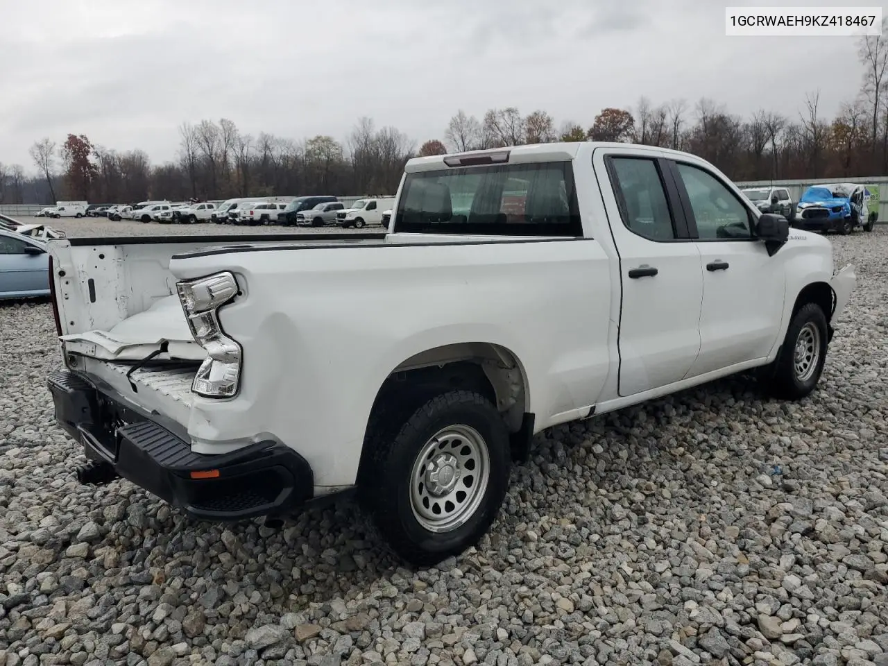 1GCRWAEH9KZ418467 2019 Chevrolet Silverado C1500
