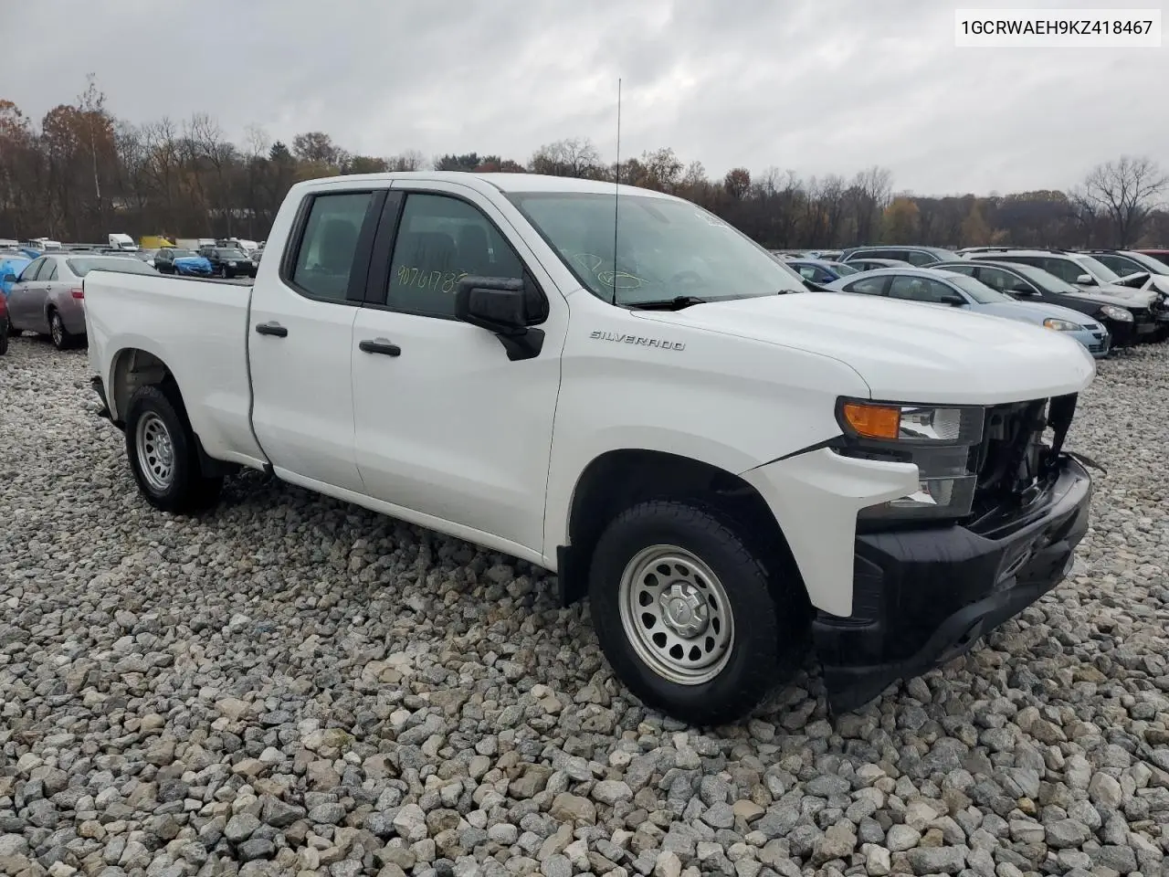 1GCRWAEH9KZ418467 2019 Chevrolet Silverado C1500
