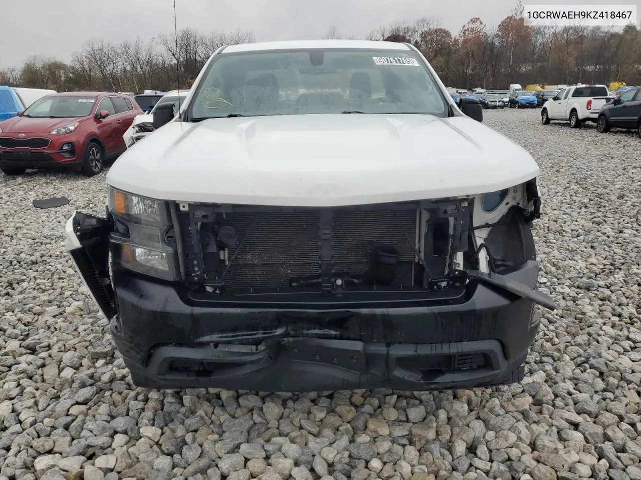 1GCRWAEH9KZ418467 2019 Chevrolet Silverado C1500