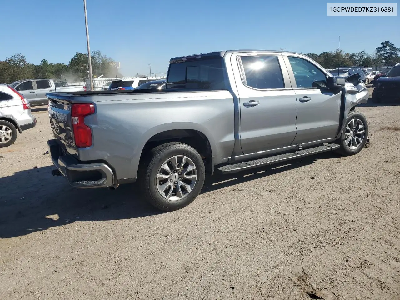 1GCPWDED7KZ316381 2019 Chevrolet Silverado C1500 Rst