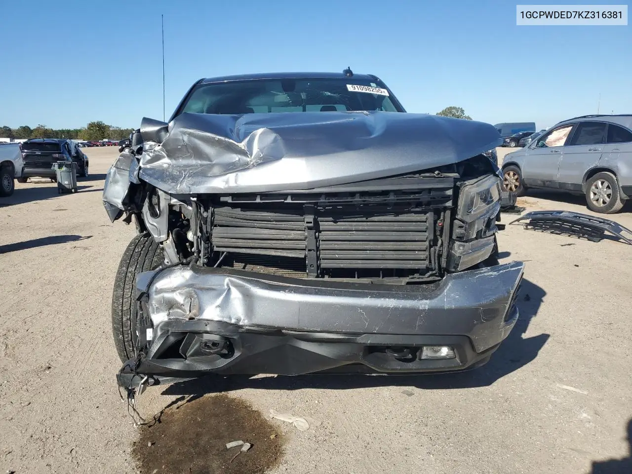 1GCPWDED7KZ316381 2019 Chevrolet Silverado C1500 Rst