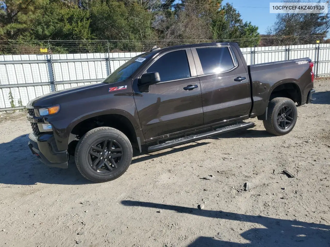1GCPYCEF4KZ401930 2019 Chevrolet Silverado K1500 Trail Boss Custom