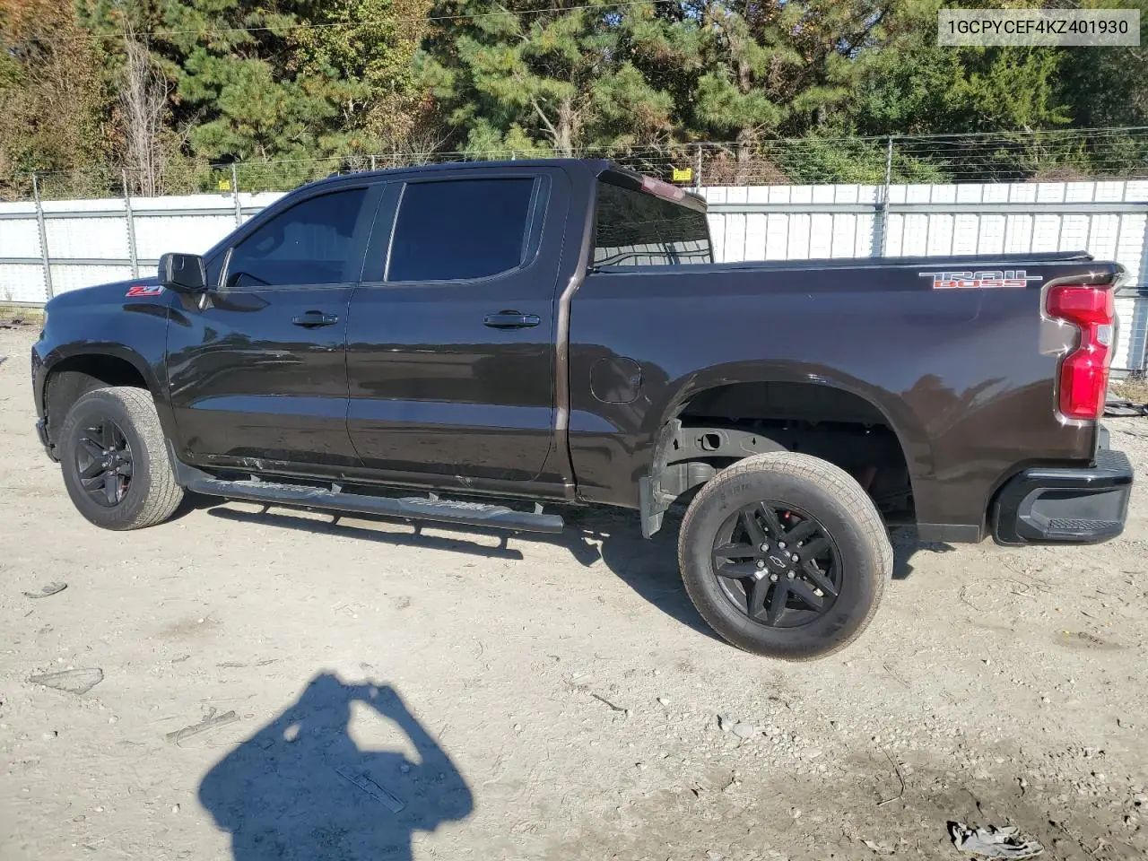 1GCPYCEF4KZ401930 2019 Chevrolet Silverado K1500 Trail Boss Custom