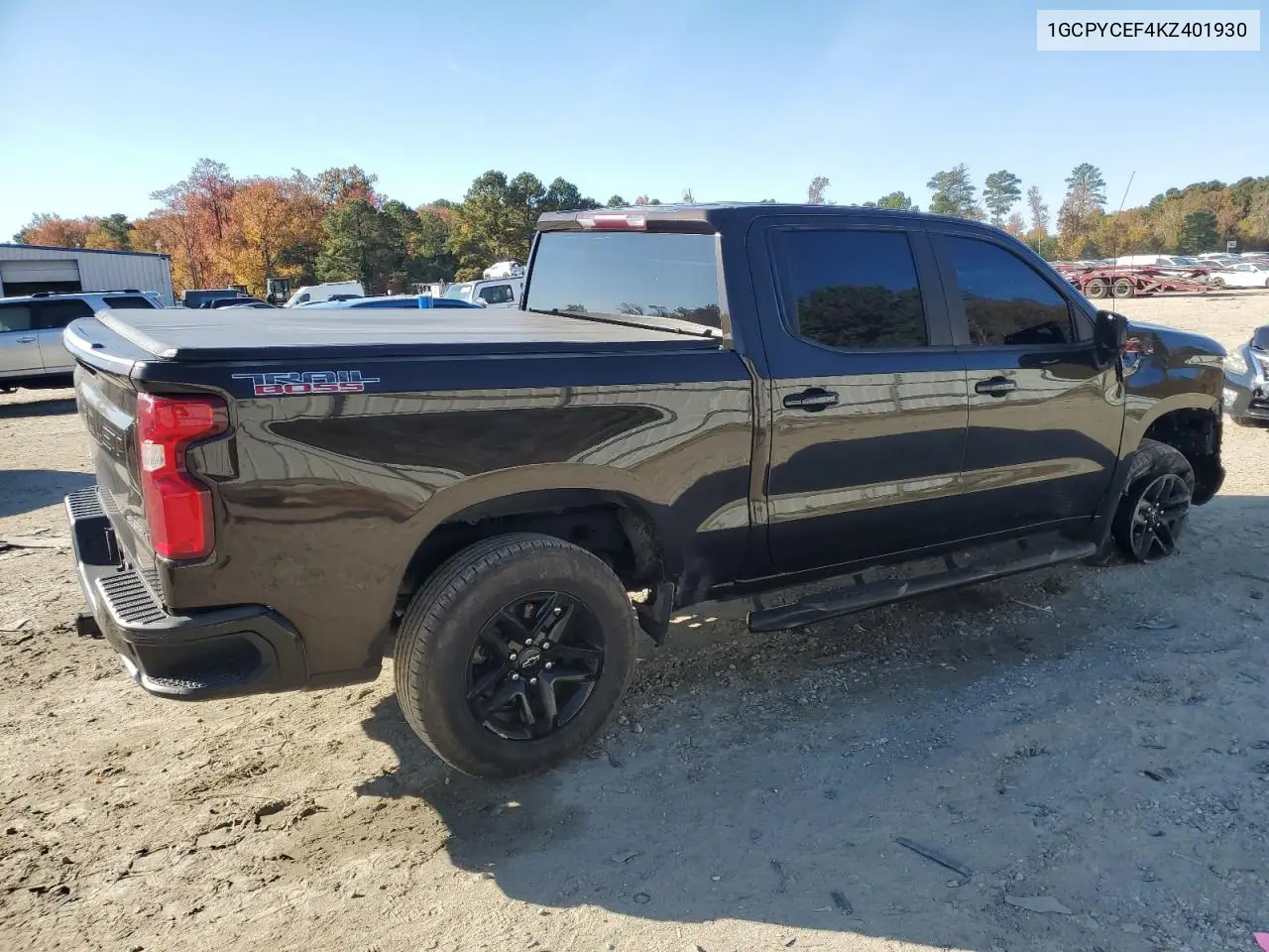 1GCPYCEF4KZ401930 2019 Chevrolet Silverado K1500 Trail Boss Custom