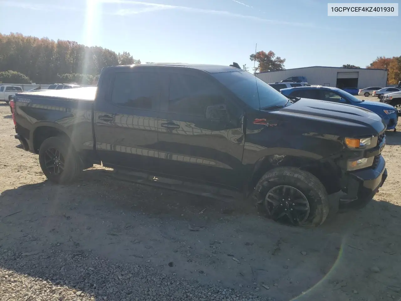 1GCPYCEF4KZ401930 2019 Chevrolet Silverado K1500 Trail Boss Custom