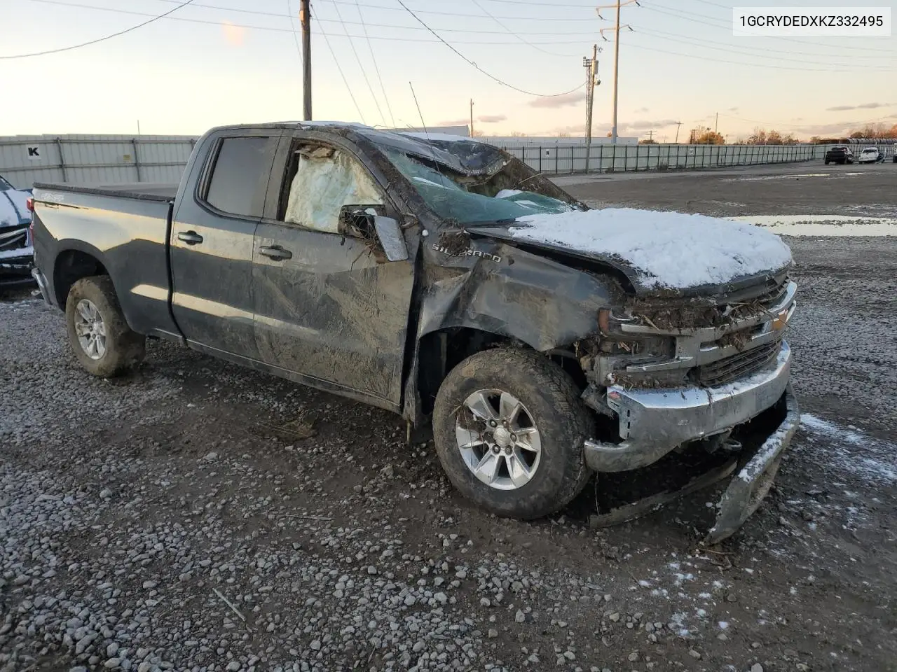 1GCRYDEDXKZ332495 2019 Chevrolet Silverado K1500 Lt