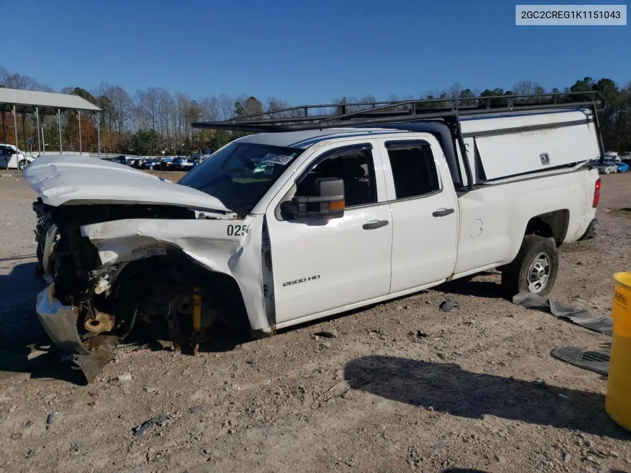 2GC2CREG1K1151043 2019 Chevrolet Silverado C2500 Heavy Duty