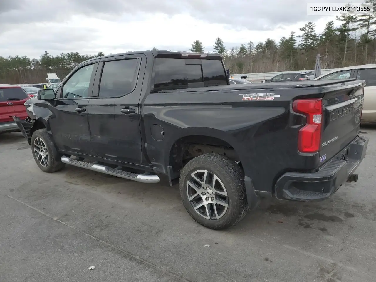 1GCPYFEDXKZ113555 2019 Chevrolet Silverado K1500 Lt Trail Boss
