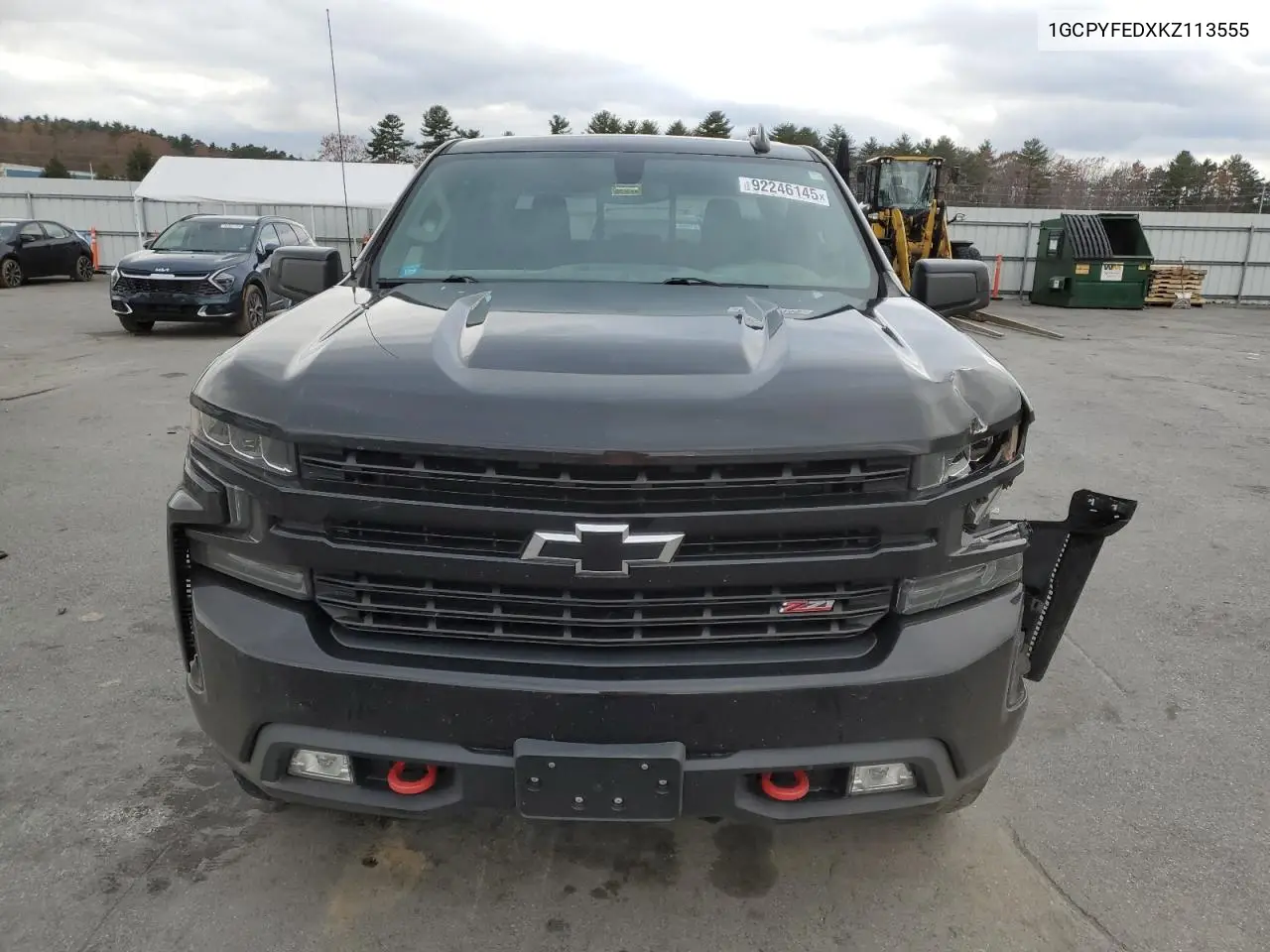 1GCPYFEDXKZ113555 2019 Chevrolet Silverado K1500 Lt Trail Boss