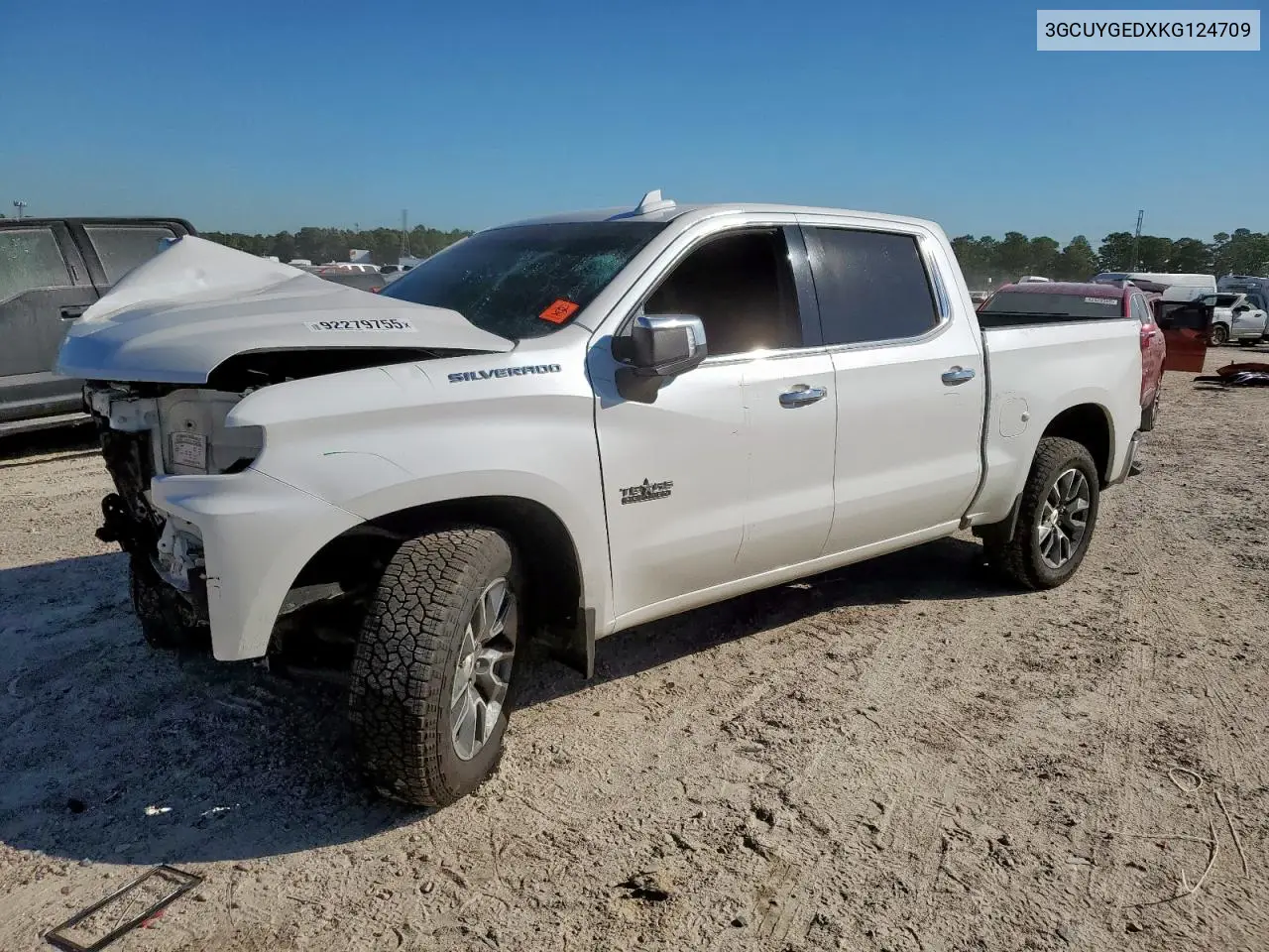 3GCUYGEDXKG124709 2019 Chevrolet Silverado K1500 Ltz