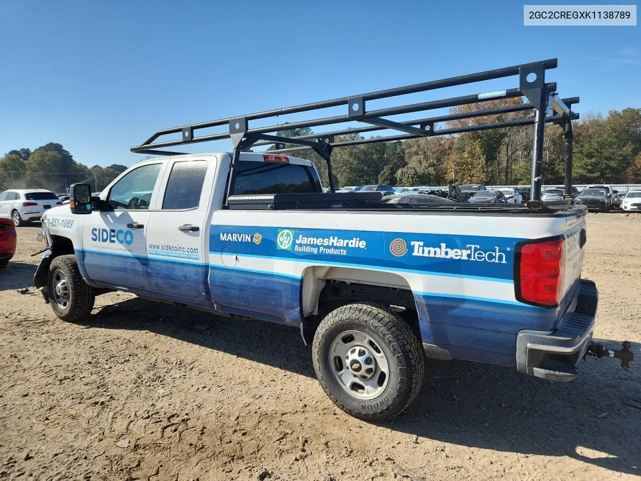 2GC2CREGXK1138789 2019 Chevrolet Silverado C2500 Heavy Duty