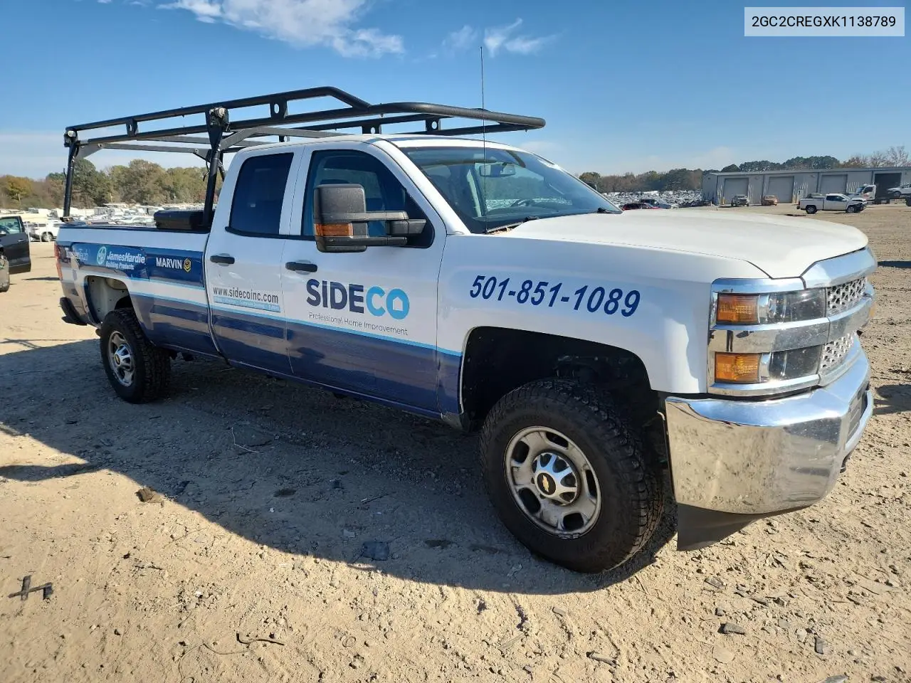 2GC2CREGXK1138789 2019 Chevrolet Silverado C2500 Heavy Duty